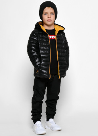 Чорна демісезонна дитяча куртка X-Woyz
