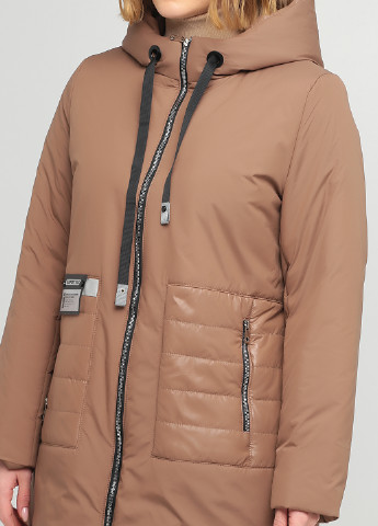 Світло-коричнева демісезонна куртка Eva Classic