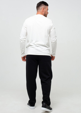 Черные спортивные, кэжуал демисезонные прямые брюки K.O.R