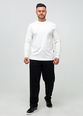 Черные спортивные, кэжуал демисезонные прямые брюки K.O.R