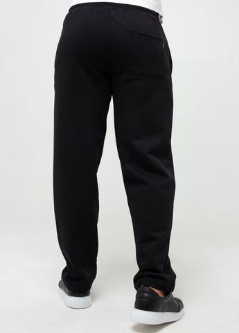 Черные спортивные, кэжуал демисезонные прямые брюки K.O.R
