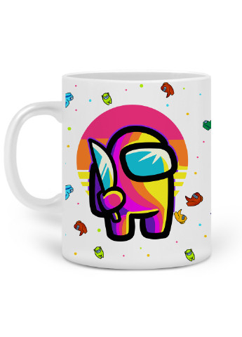 Кружка Амонг Ас Червоний (Among Us Red) 330 мл горнятко керамічне (20259-2406) MobiPrint (219777052)