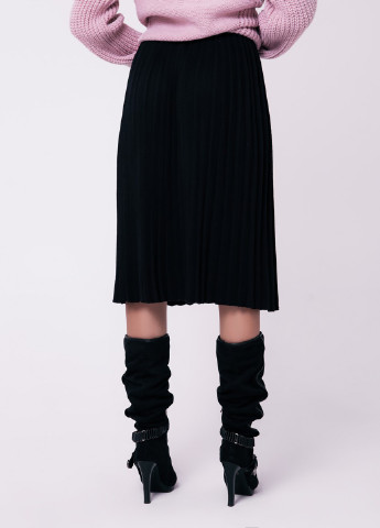 Черная кэжуал однотонная юбка Sewel плиссе