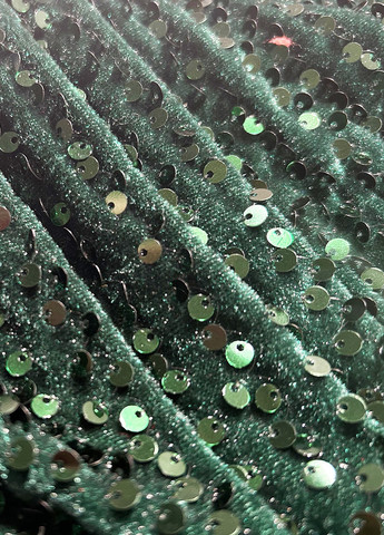 Изумрудное вечернее платье со шлейфом, годе SHEIN однотонное