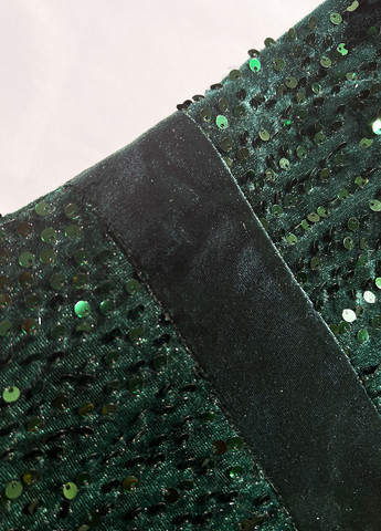 Изумрудное вечернее платье со шлейфом, годе SHEIN однотонное