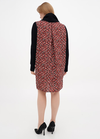 Комбінована кежуал сукня Sassofono з абстрактним візерунком