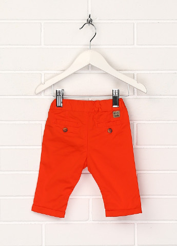 Оранжевые кэжуал летние с высокой талией брюки Kiabi