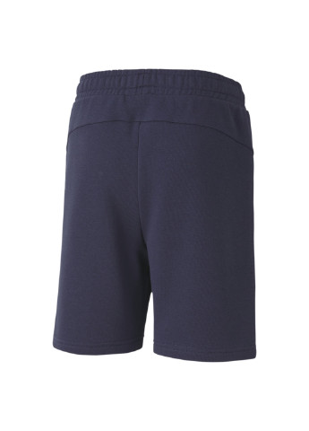 Детские шорты GOAL Casuals Knitted Kids’ Shorts Puma однотонные синие спортивные хлопок, полиэстер