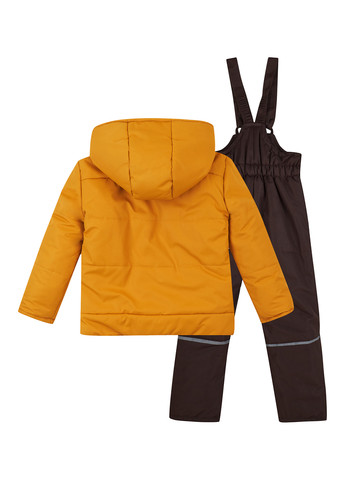 Гірчичний зимній комплект (куртка, комбінезон) Одягайко