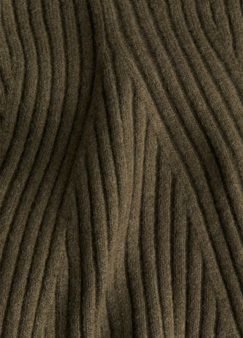 Оливкова (хакі) кежуал сукня сукня светр H&M однотонна