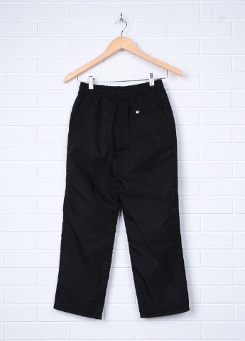 Черные кэжуал зимние со средней талией брюки Diren