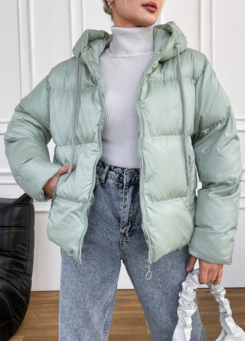 М'ятна зимня куртка куртка-ковдра SHEIN