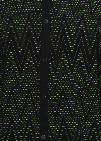 Черный демисезонный кэжуал лонгслив BRANDTEX CLASSIC с геометрическим узором