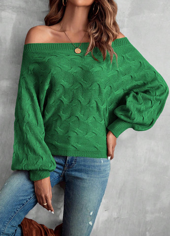 Зелений демісезонний светр SHEIN