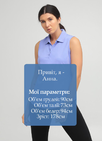 Лавандовая женская футболка-поло Greg Norman однотонная