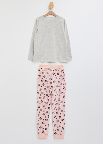 Комбинированная всесезон пижама(брюки, реглан) лонгслив + брюки DeFacto