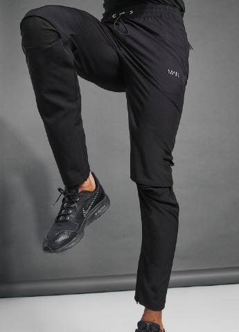 Черные спортивные демисезонные джоггеры брюки Boohoo