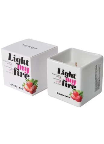 Массажная свеча LIGHT MY FIRE Strawberry (80 мл) Love To Love (252383345)