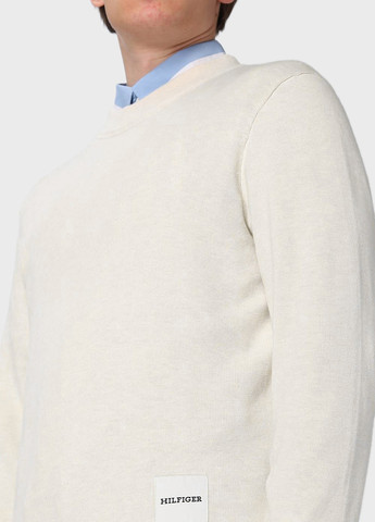 Белый зимний джемпер джемпер Tommy Hilfiger