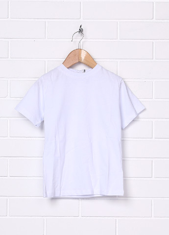 Белая летняя футболка с коротким рукавом CHN