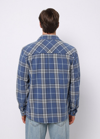 Синяя кэжуал рубашка в клетку Colin's