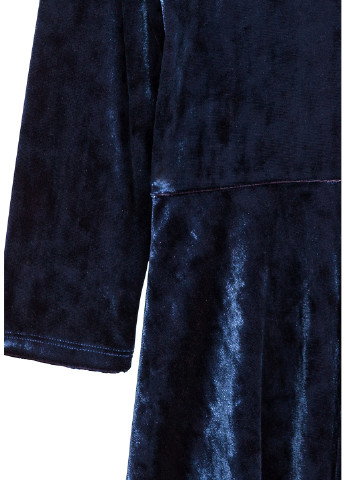 Темно-синее кэжуал платье короткое H&M однотонное
