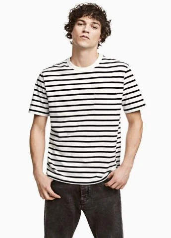 Белая футболка H&M
