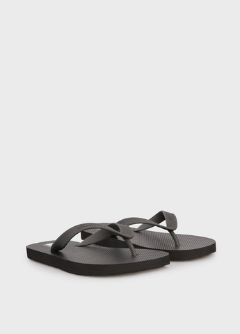 Черные пляжные, кэжуал вьетнамки Tommy Jeans