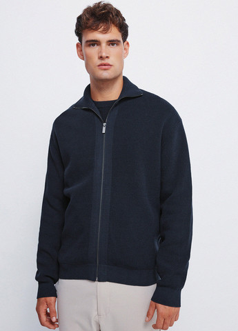 Темно-синий демисезонный кардиган Springfield