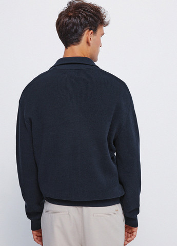 Темно-синий демисезонный кардиган Springfield