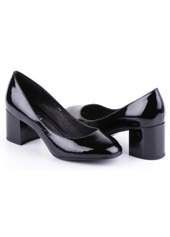 Женские туфли на каблуке 19976, Черный, 38, 2999860283617 Geronea на среднем каблуке