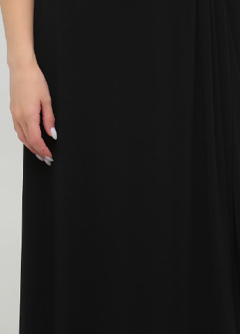 Черное коктейльное платье клеш Ashley Brooke однотонное