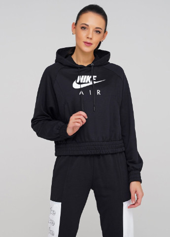 Худи Nike логотипы чёрные спортивные трикотаж, хлопок