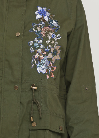 Оливковая (хаки) демисезонная куртка Mark