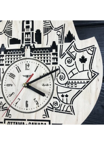 Интерьерные часы на стену «Оттава, Канада» 7Arts (253567564)