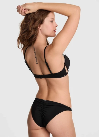 Черный летний купальник (лиф, трусики) раздельный Victoria's Secret