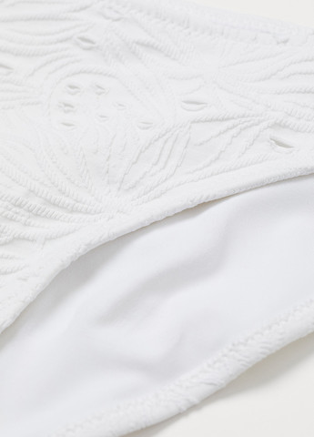 Белые купальные трусики однотонные H&M