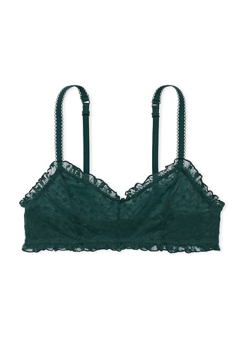 Темно-зеленый демисезонный комплект (бюстгальтер, трусики) Victoria's Secret