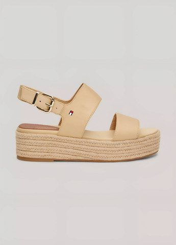 Бежевые босоножки Tommy Hilfiger с ремешком