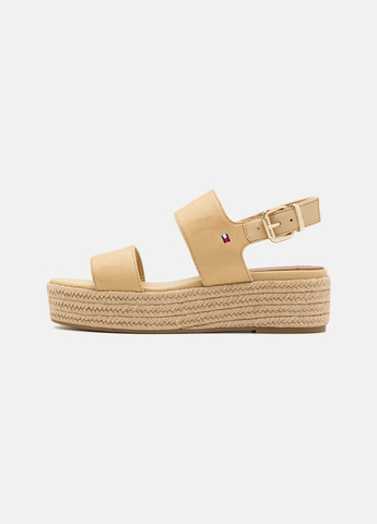 Бежевые босоножки Tommy Hilfiger с ремешком