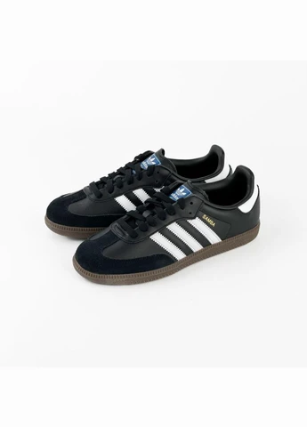 Кросівки B75807-W adidas Samba чорно-білі демісезони (317224675)