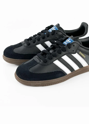 Кросівки B75807-W adidas Samba чорно-білі демісезони (317224675)
