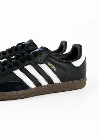 Кросівки B75807-W adidas Samba чорно-білі демісезони (317224675)