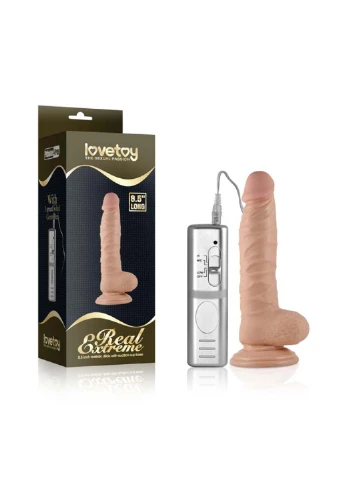 Реалистичный вибратор на присоске 21 см Lovetoy (253496888)