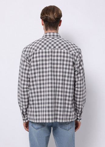 Серая кэжуал рубашка в клетку Colin's