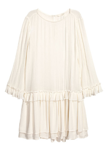 Молочна кежуал плаття, сукня H&M