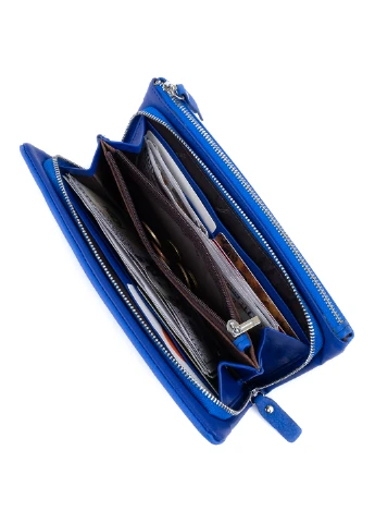 Жіночий шкіряний гаманець-клатч 20,8х10х2 см st leather (252130751)