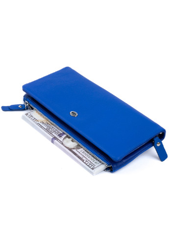 Жіночий шкіряний гаманець-клатч 20,8х10х2 см st leather (252130751)