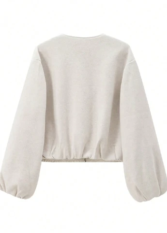 Белая демисезонная куртка SHEIN