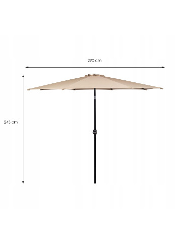 Стоячий парасольку ø 290 см Springos (231594928)